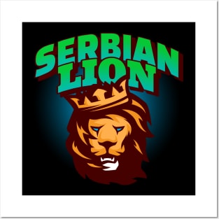 Serbian Lion Posters and Art